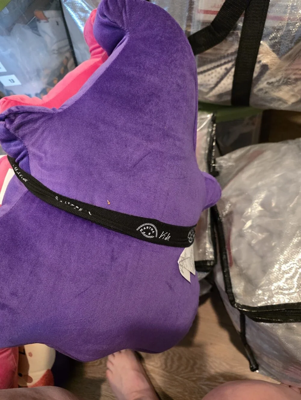 Plush Witch 2 Pack Pillows - Pink & Purple